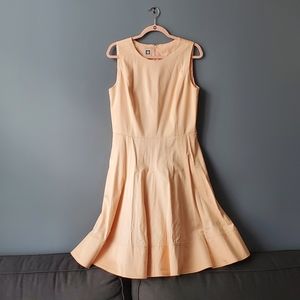 ANNE KLEIN Sleeveless A-line dress With Full Skirt.